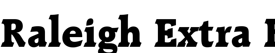 Raleigh Extra Bold BT Font Download Free
